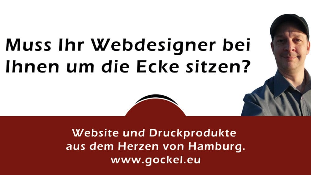 🚀 Website und 📖 Druckprodukte aus dem Herzen von Hamburg - Kreative Lösungen für Deinen Erfolg - gockel.eu - Webdesigner lokal