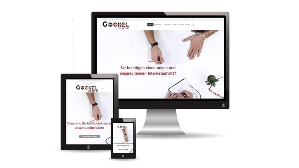 Responsive Design - Ein Muss - Gockel media aus Hamburg - Agentur für Print und Online hilft